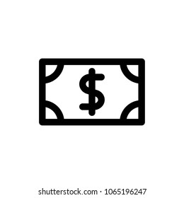 cash icon vector