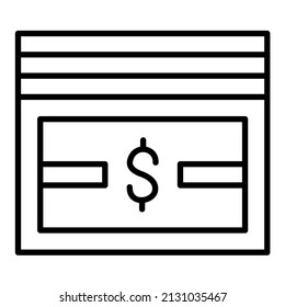 Imagen vectorial de icono de caja. También se puede usar para aplicaciones web, aplicaciones móviles y medios impresos.