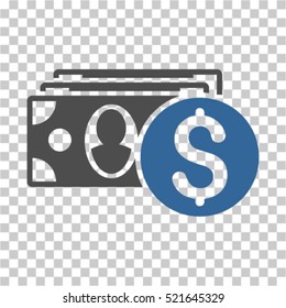 Cash icon. Vector pictogram style is a flat symbol, color, chess transparent background. Designed for software and web interface toolbars and menus.