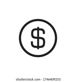 cash icon vector sign symbol isolated