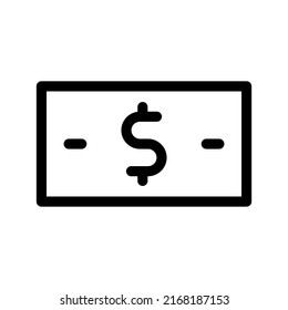 Ilustración de diseño de símbolos de vector de icono de efectivo