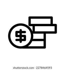 Cash Icon Vector Symbol Design Illustration