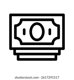 Cash Icon Vector Symbol Design Illustration