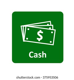 Cash icon for web and mobile