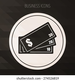 Cash icon,Vector EPS10.