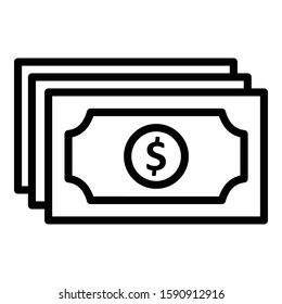 
Cash   Isolated Vector icon which can easily modify or edit
