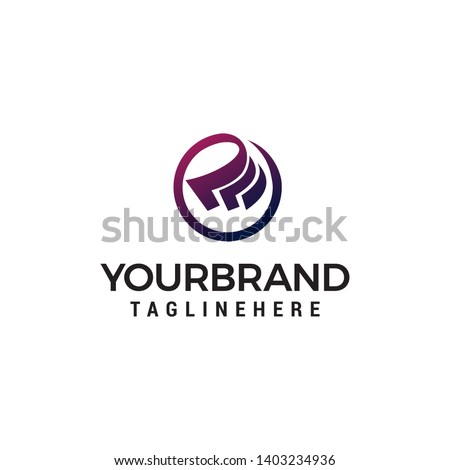 Cash logo design concept template vector