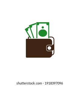 Cash logo icon design vector illustration template