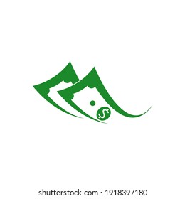 Cash logo icon design vector illustration template