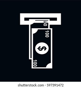 cash machine atm icon vector illustration
