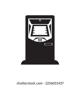 cash machine and card,icon vector illustration design
