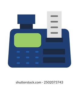 Cash Machine Flat Icon Design For Personal nad Commercial Use