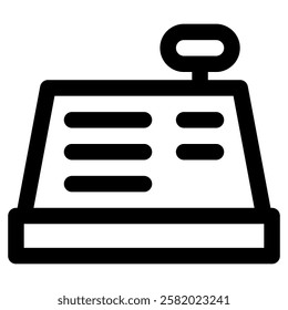 Cash Machine Icon for E-Commerce Shop