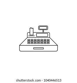 cash machine icon. Element of banking icon for mobile concept and web apps. Thin line  icon for website design and development, app development. Premium icon on white background