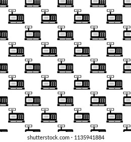 cash machine icon in Pattern style on white background