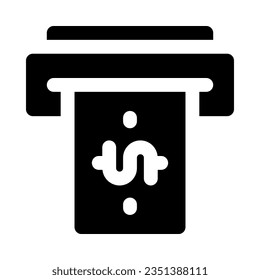 cash machine icon for your website, mobile, presentation, and logo design.