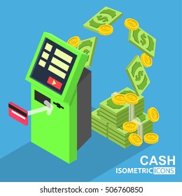 cash machine isometric
