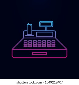Cash machine nolan icon. Simple thin line, outline vector of banking icons for ui and ux, website or mobile application
