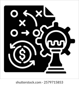 Cash Management Icon Element For Design