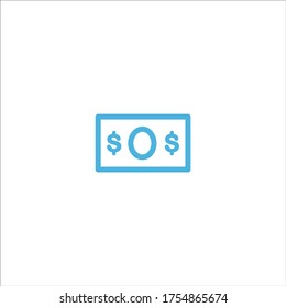 cash money icon flat vector logo design trendy illustration signage symbol graphic simple