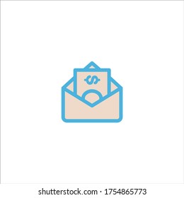 cash money icon flat vector logo design trendy illustration signage symbol graphic simple