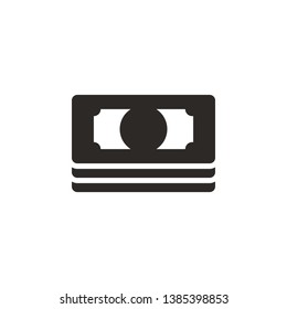 Cash, money, pack vector icon. Simple element illustration from UI concept. Cash, money, pack vector icon. Finance concept vector illustration.