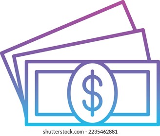 Cash Money vector icon. Can be used for printing, mobile and web applications.