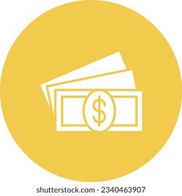 Cash Money vector icon. Can be used for printing, mobile and web applications.