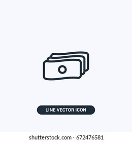 Cash Money Vector Icon Design
