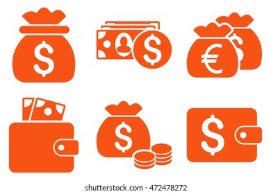 Cash Money Vector Icons Pictogram Style Stock Vector (Royalty Free ...