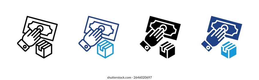 Cash On Delivery Icon Element For Design