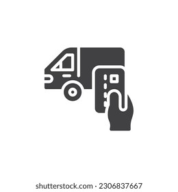 Cash on delivery icon indicating payment upon receipt. Include this cash on delivery icon to provide diverse payment options on your ecommerce site
