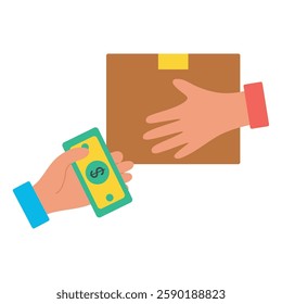 Cash on Delivery for a package handover service