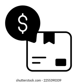 Icono de vector de entrega de efectivo en estilo editable, diseño premium