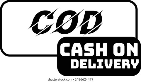 cash on delivery vector icon