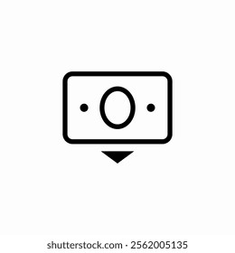 cash out money icon sign vector