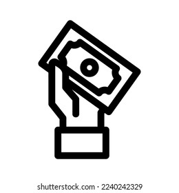 cash payment icon or logo isolated sign symbol vector illustration - high quality black style vector icons
