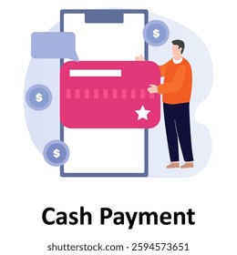  Cash PaymentVector Illustration Which can easily modify or edit Which can easily modify or edit

