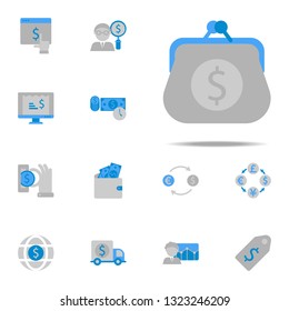 Cash, purse, wallet , money icon. Finance & Money icons universal set for web and mobile