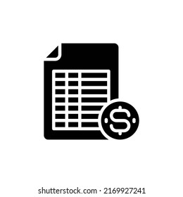 Symbol für den Kassakurs in Vektorgrafik. Logotyp