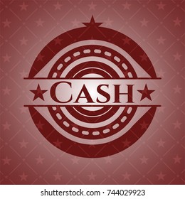 Cash red emblem