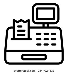 Cash Register black friday marketing icon