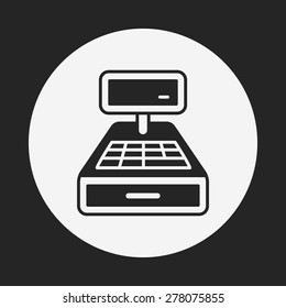 Cash register icon