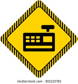 Cash register icon