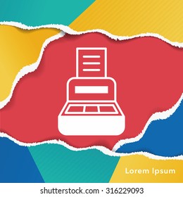Cash register icon