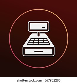 Cash register icon