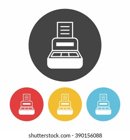 Cash register icon