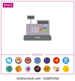 Cash register icon