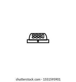 Cash register icon. Checkout symbol. Logo design element