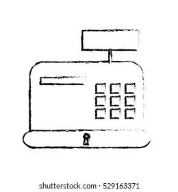 cash register icon image vector illustration design 